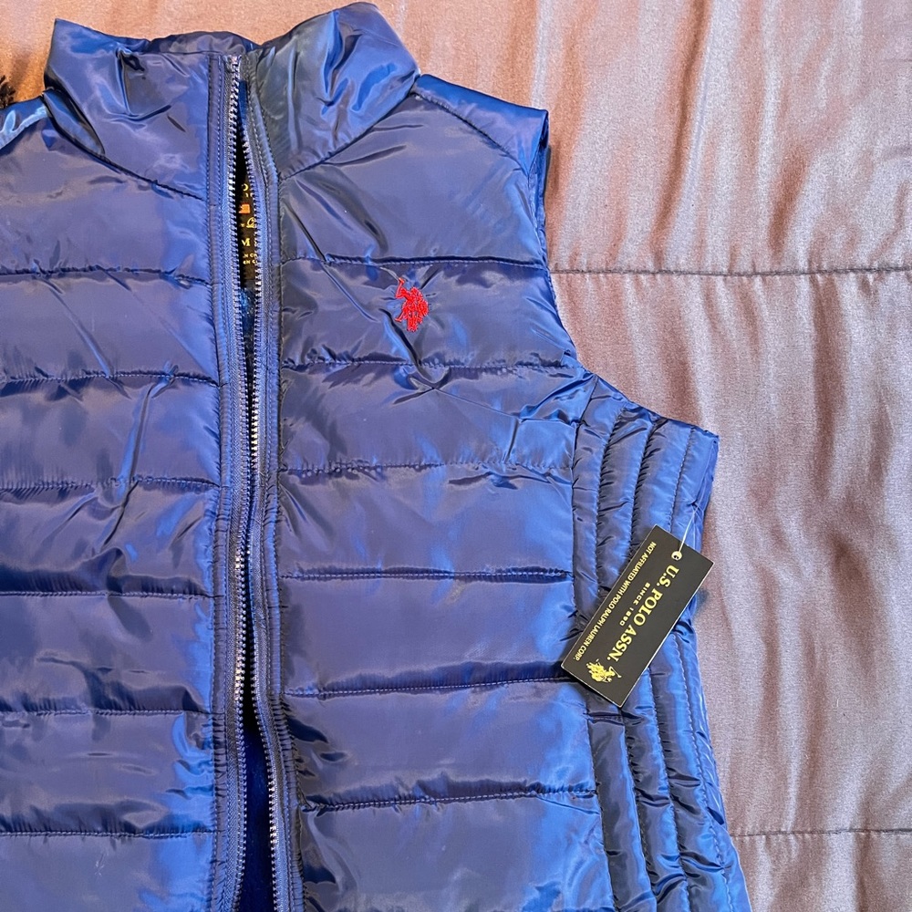 Blue vest, New with tags